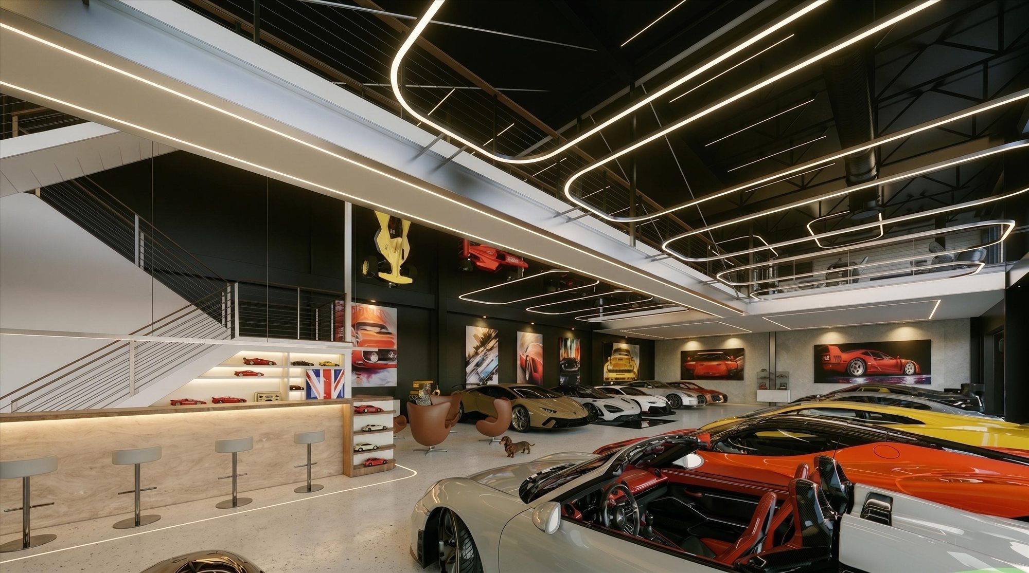 The hall bar